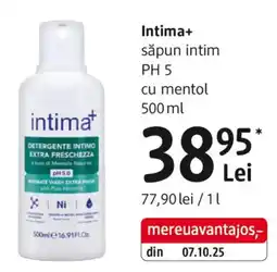 DM Intima+ săpun intim PH 5 cu mentol Ofertă