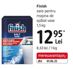 DM Finish sare pentru maşina de spălat vase Ofertă