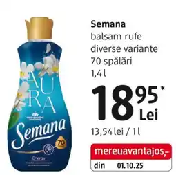 DM Semana balsam rufe Ofertă