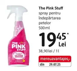 DM The Pink Stuff spray pentru îndepărtarea petelor Ofertă