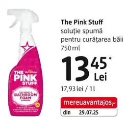 DM The Pink Stuff soluție spumă pentru curățarea băii Ofertă