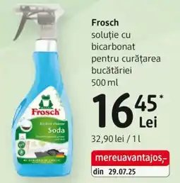 DM Frosch soluţie cu bicarbonat pentru curățarea bucătăriei Ofertă