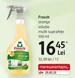 DM Frosch orange soluţie multi suprafețe Ofertă