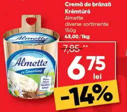 PROFI Cremă de brânză Krémtúró Almette Ofertă