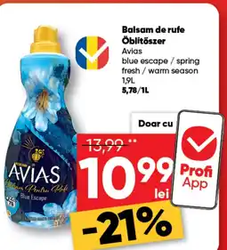PROFI Balsam de rufe Öblítőszer Avias Ofertă