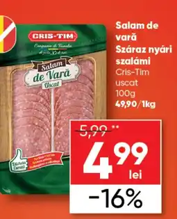 PROFI Salam de vară Száraz nyári szalámi Cris-Tim uscat Ofertă