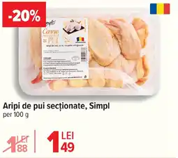 Carrefour Market Aripi de pui secționate, Simpl Ofertă