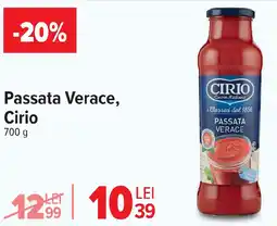 Carrefour Market Passata Verace, Cirio Ofertă