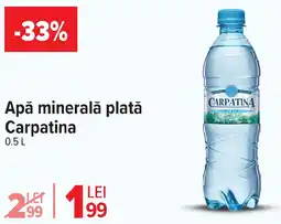 Carrefour Market Apă minerală plată Carpatina Ofertă