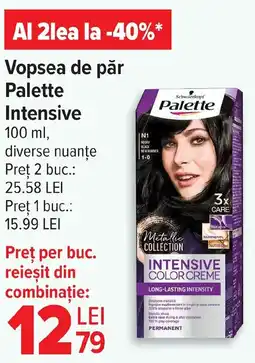 Carrefour Market Vopsea de păr Palette Intensive Ofertă