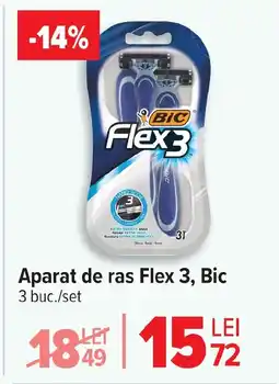 Carrefour Market Aparat de ras Flex 3, Bic Ofertă