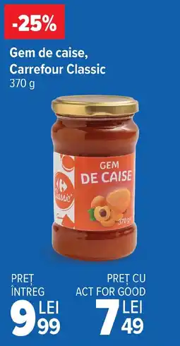 Carrefour Market Gem de caise, Carrefour Classic Ofertă