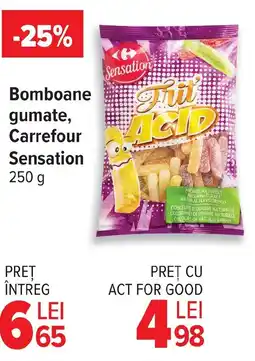 Carrefour Market Bomboane gumate, Carrefour Sensation Ofertă
