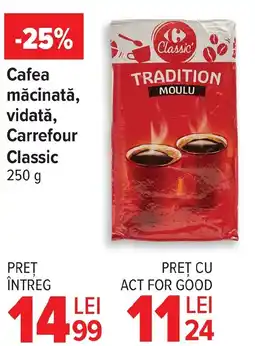 Carrefour Market Cafea măcinată, vidată, Carrefour Classic Ofertă