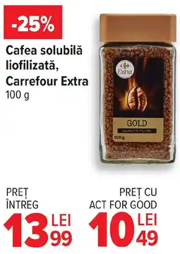 Carrefour Market Cafea solubilǎ liofilizată, Carrefour Extra Ofertă