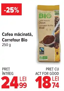 Carrefour Market Cafea măcinată, Carrefour Bio Ofertă