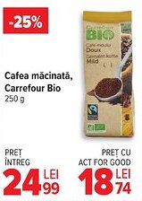 Carrefour Market Cafea măcinată, Carrefour Bio Ofertă