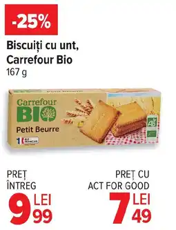 Carrefour Market Biscuiți cu unt, Carrefour Bio Ofertă