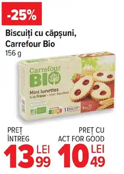 Carrefour Market Biscuiți cu căpşuni, Carrefour Bio Ofertă