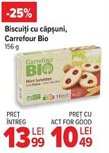 Carrefour Market Biscuiți cu căpşuni, Carrefour Bio Ofertă