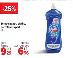 Carrefour Market Soluție pentru clătire, Carrefour Expert Ofertă