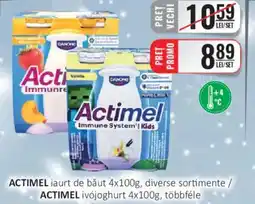 CBA ACTIMEL iaurt de băut Ofertă