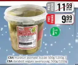 CBA CBA murături asortate, bucăți Ofertă