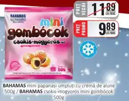 CBA BAHAMAS mini papanaşi umpluți cu cremă de alune Ofertă