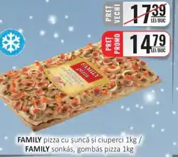 CBA FAMILY pizza cu șuncă şi ciuperci Ofertă