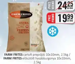 CBA FARM FRITES cartofi preprăjiți 10x10mm Ofertă