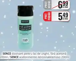 CBA SENCE dizolvant pentru lac de unghii, fără acetonǎ Ofertă