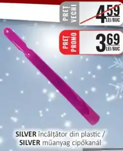 CBA SILVER încălțător din plastic Ofertă