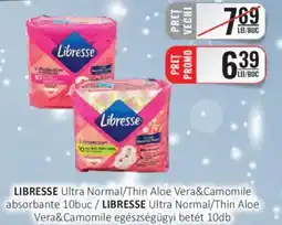 CBA LIBRESSE Ultra Normal/Thin Aloe Vera&Camomile absorbante Ofertă