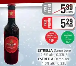 CBA ESTRELLA Damn bere 4.6% alc. Ofertă