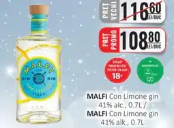 CBA MALFI Con Limone gin 41% alc. Ofertă