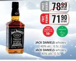 CBA JACK DANIELS whiskey 40% alc. Ofertă