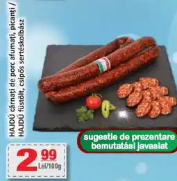 CBA HAJDÚ cârnaţi de porc afumați, picanţi Ofertă