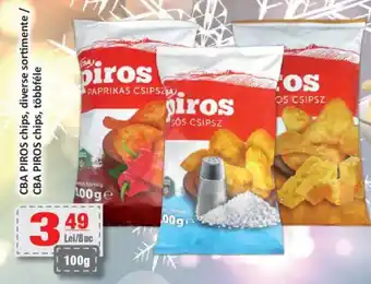 CBA CBA PIROS chips Ofertă