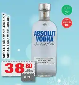 CBA ABSOLUT Blue vodcǎ 40% alc. Ofertă
