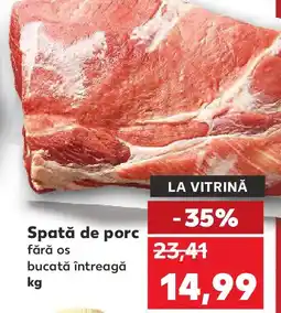 Kaufland Spată de porc Ofertă