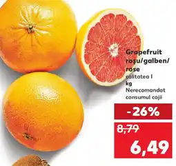 Kaufland Grapefruit roşu/galben/ rose Ofertă