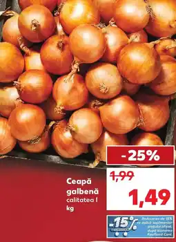 Kaufland Ceapă galbenă Ofertă