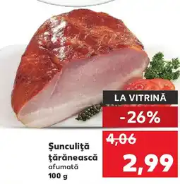 Kaufland Şunculiţă ţărănească afumată Ofertă