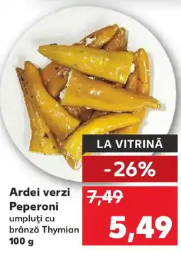 Kaufland Ardei verzi Peperoni Ofertă