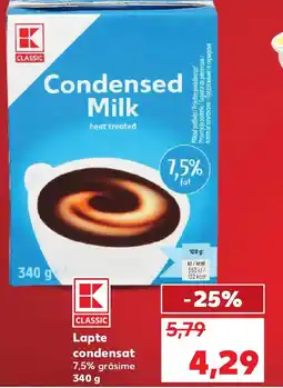 Kaufland Lapte condensat Ofertă