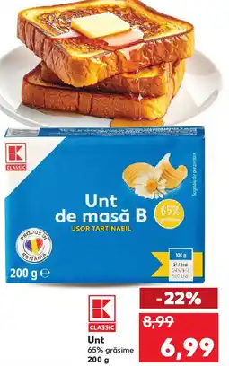 Kaufland Unt 65% grăsime Ofertă