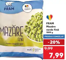 Kaufland FRAM Mazăre verde fină Ofertă