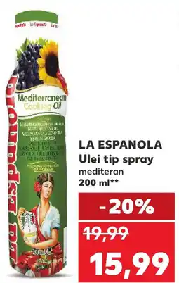 Kaufland LA ESPANOLA Ulei tip spray mediteran Ofertă