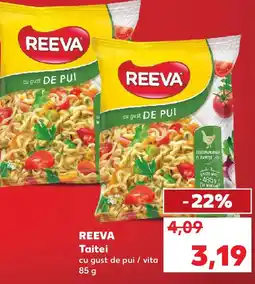 Kaufland REEVA Taitei cu gust de pui / vita Ofertă