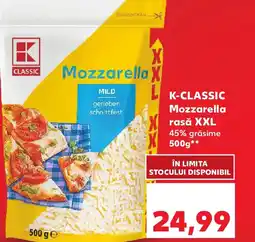 Kaufland K-CLASSIC Mozzarella rasǎ XXL Ofertă